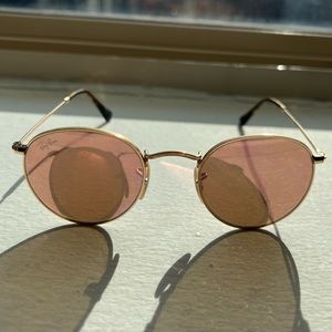 Ray ban round metal glasses